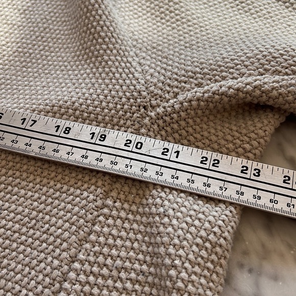 VERTIGO PARIS Taupe Knit Shawl Collar Cardigan Neutral Gray Beige Sweater M - Picture 6 of 11